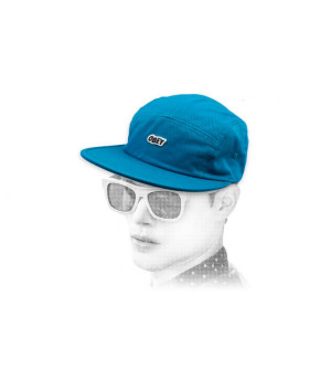 blue 5 panel cap Obey Sleeper 5 Panel pure teal